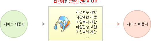 재생회수 제한, 시간제한 재생, 파일복사 제한, 파일전송 제한, 파일녹화 제한